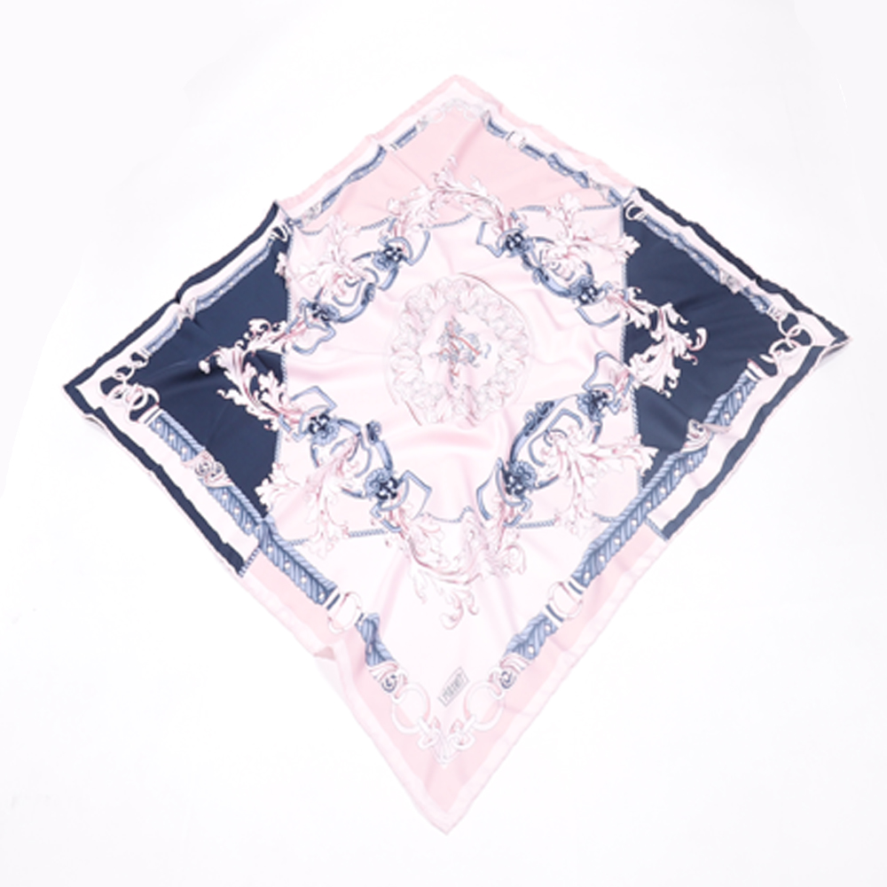 Foulard imprimé Piramit - rose/bleu