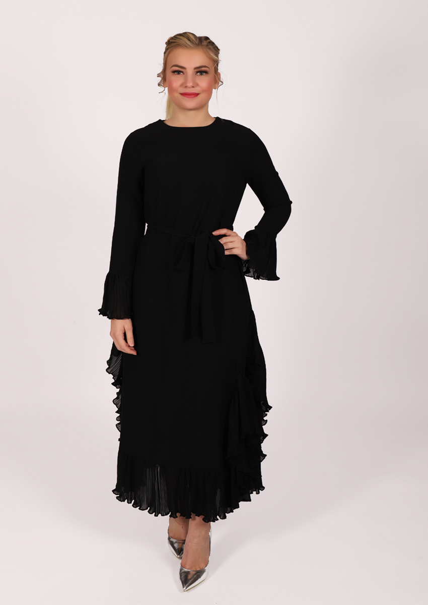 Robe longue de flamenco Famelin - noir