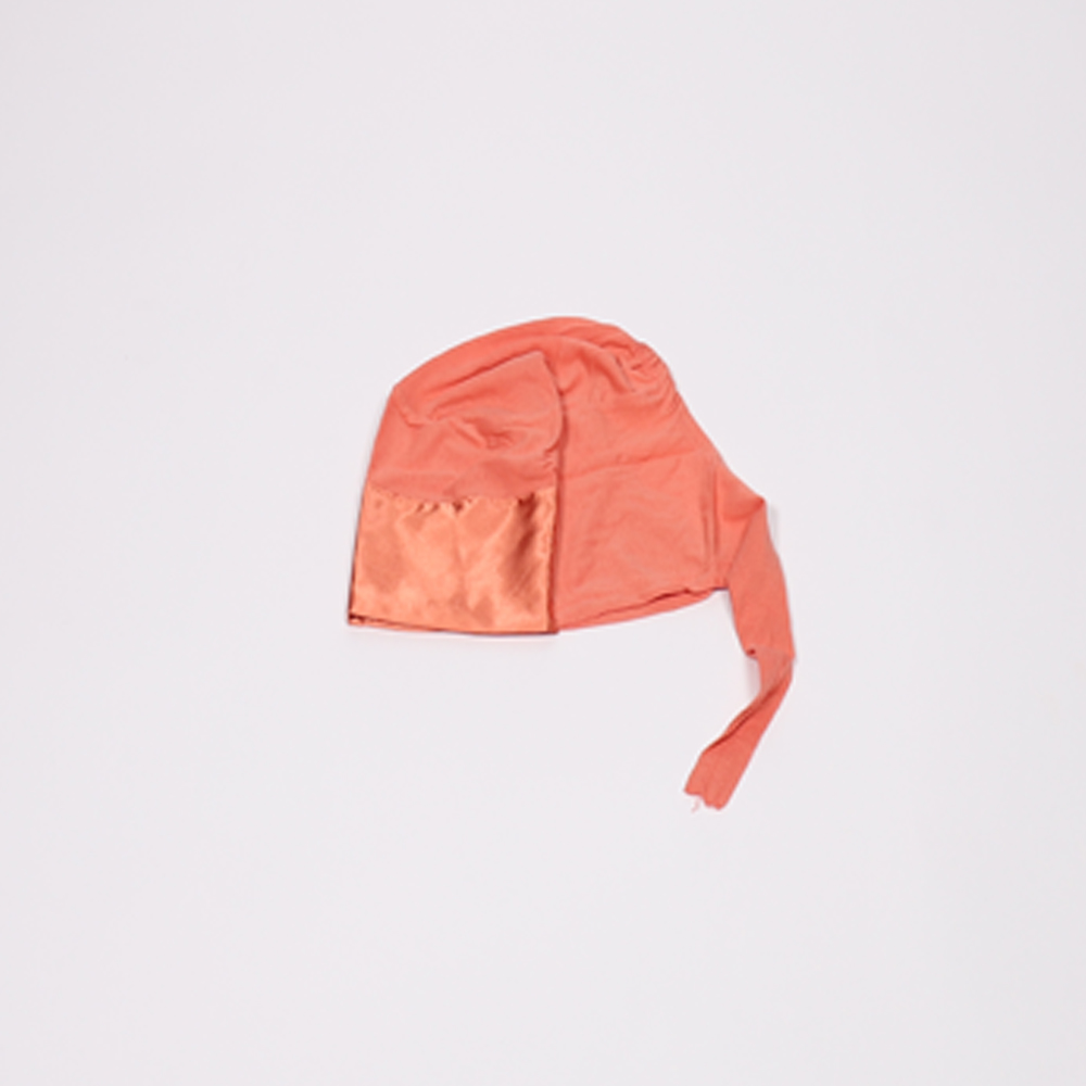 Bonnet satin - Camel orange