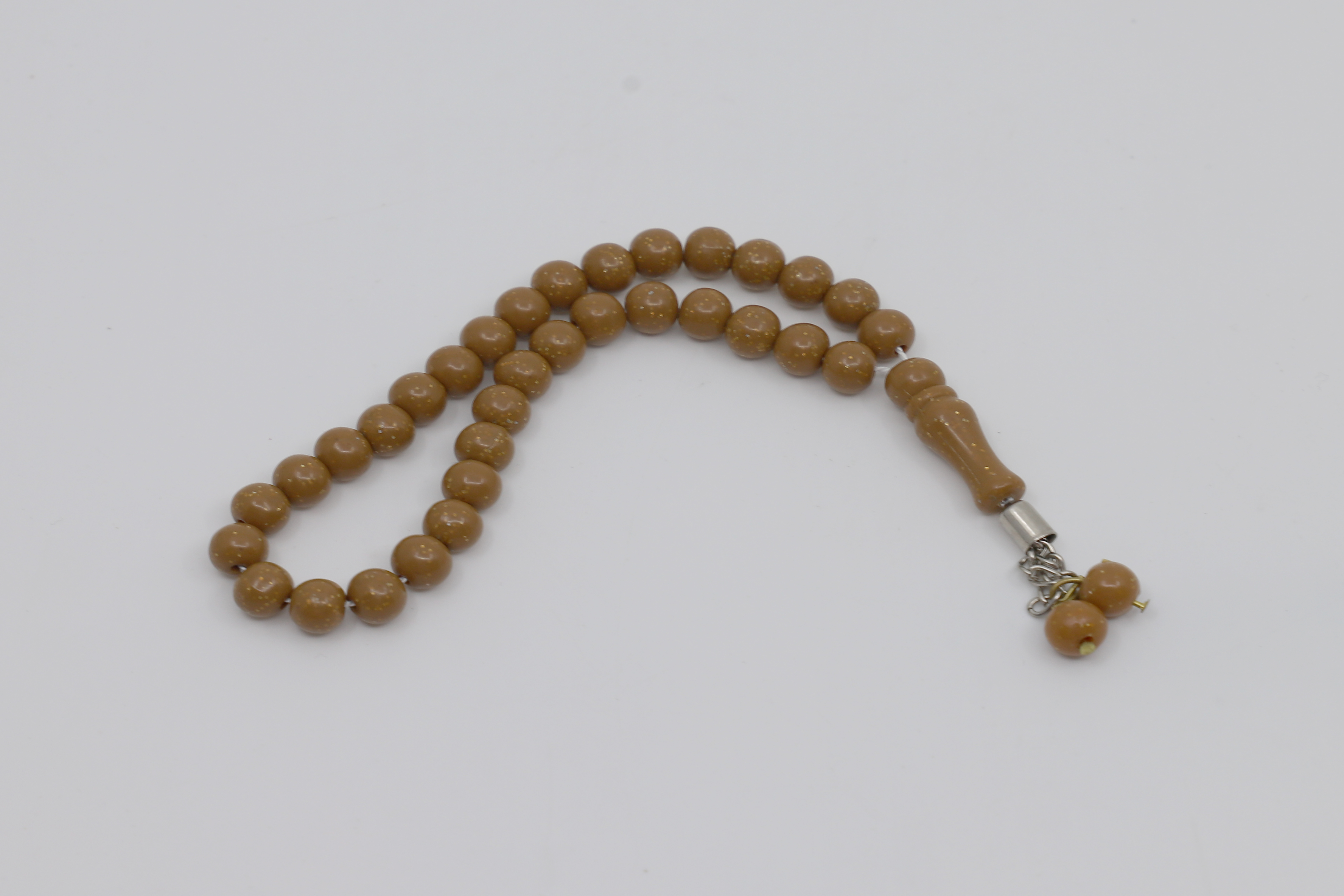 Tasbih - Lot de 10 perles de prière 33 pièces - marron