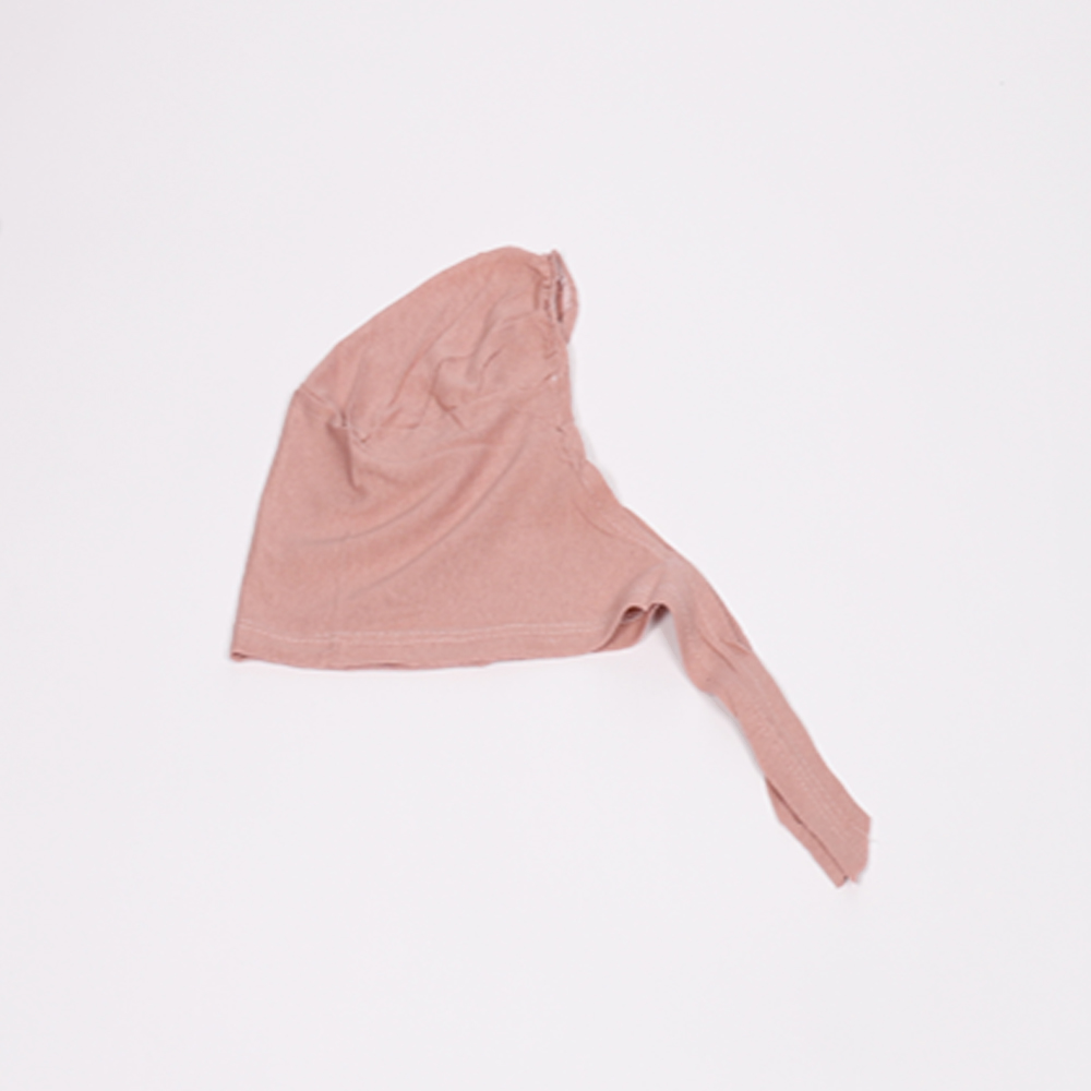 Bonnet simple - rose pâle 