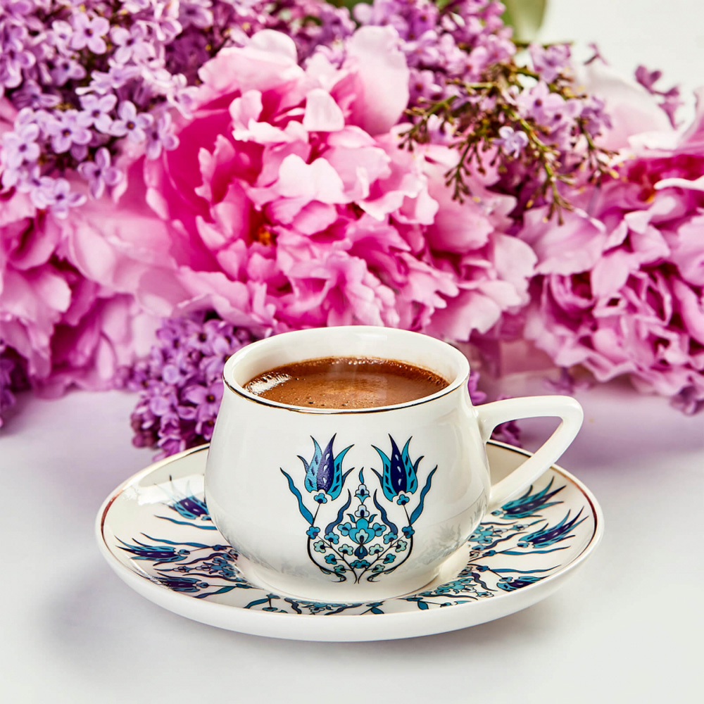 Karaca Iznik New Form Set de 6 tasses à café