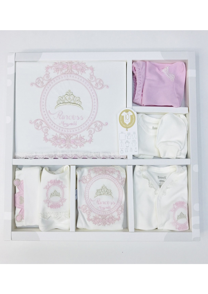 Coffret bébé cadeau 10 pièces Miniworld Baby Girl Princess Miniworld - rose    