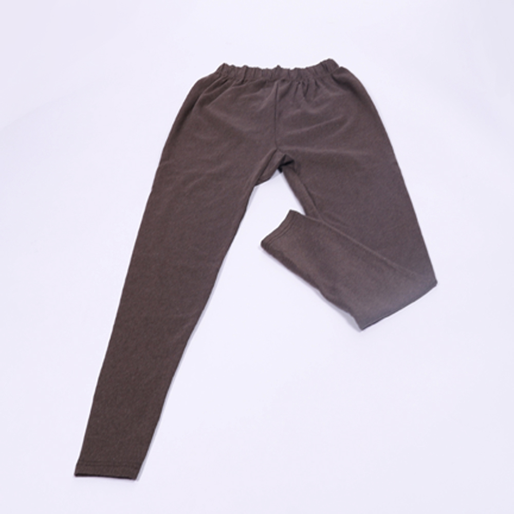 Legging uni -  polaire marron-taille unique 