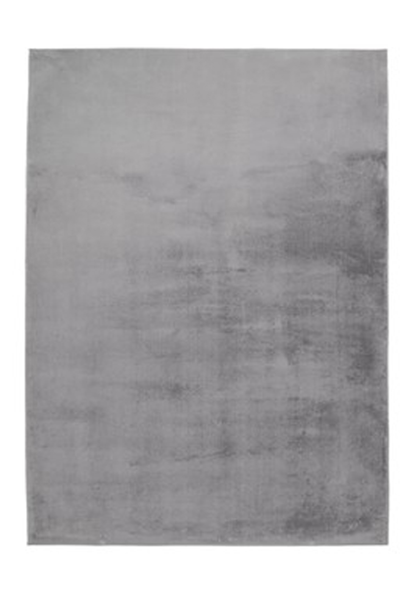 Tapis uni doux 160x230cm Lalee Paradise argenté