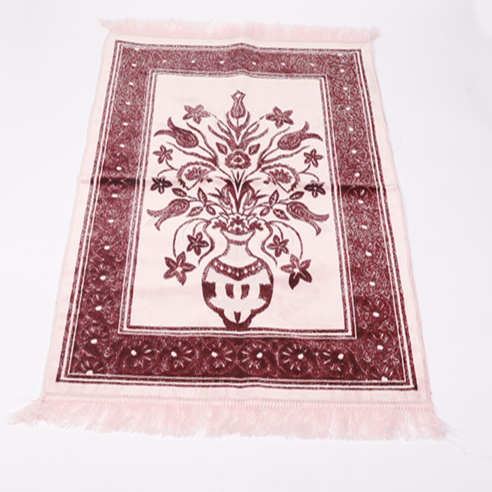  Tapis de prière dégradé velours - Rose