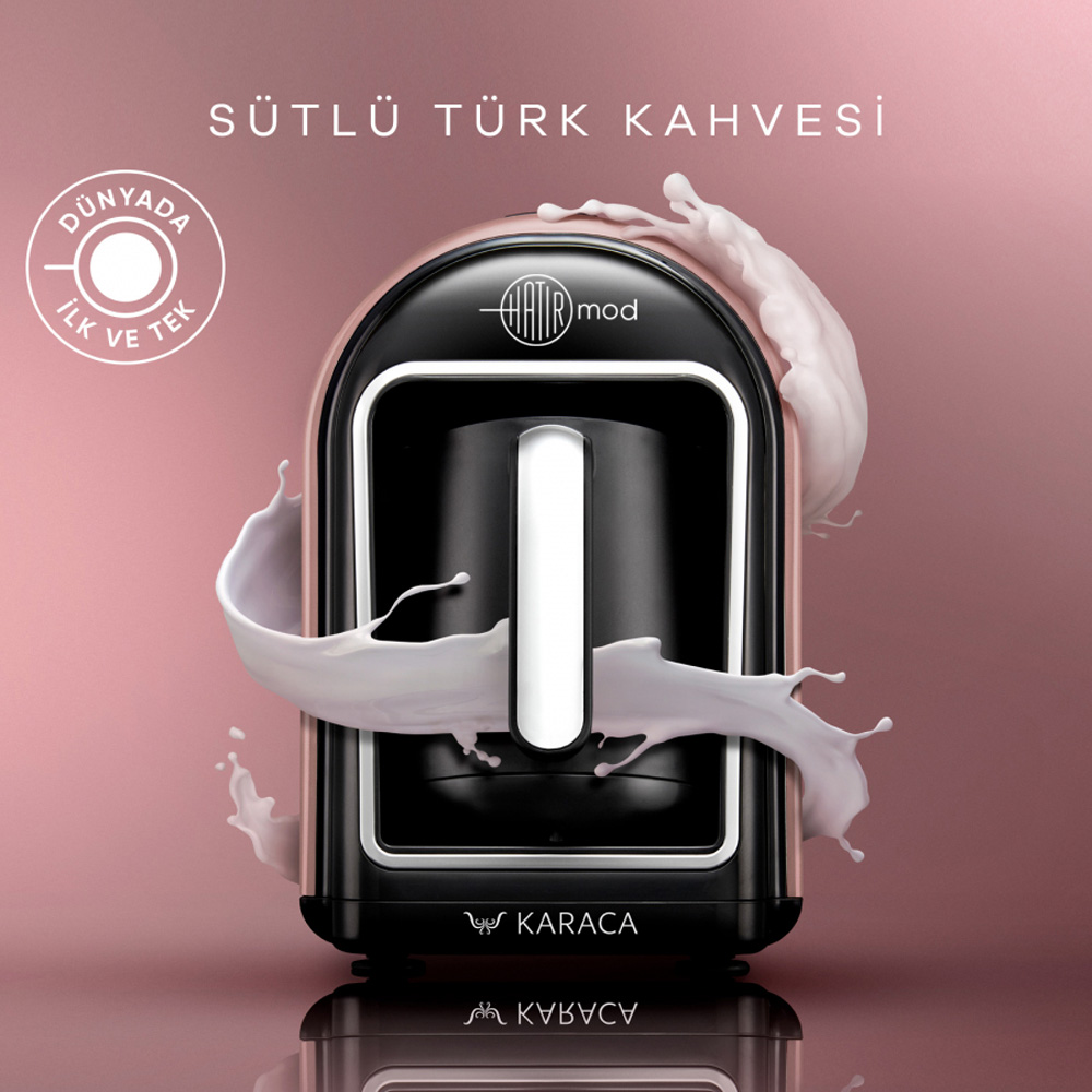 Karaca Machine à café Turque latte, expresso - rose pâle