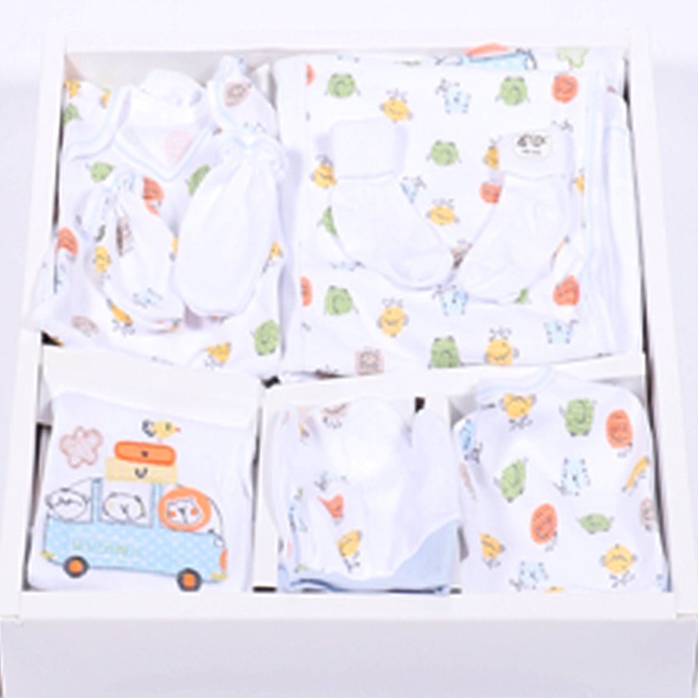 Leylek coffret bébé cadeau 10 pièces fille - vert 