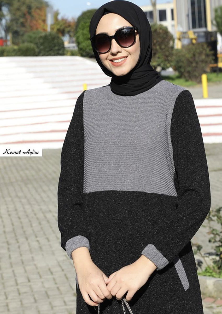 Tunique pailette Gris
