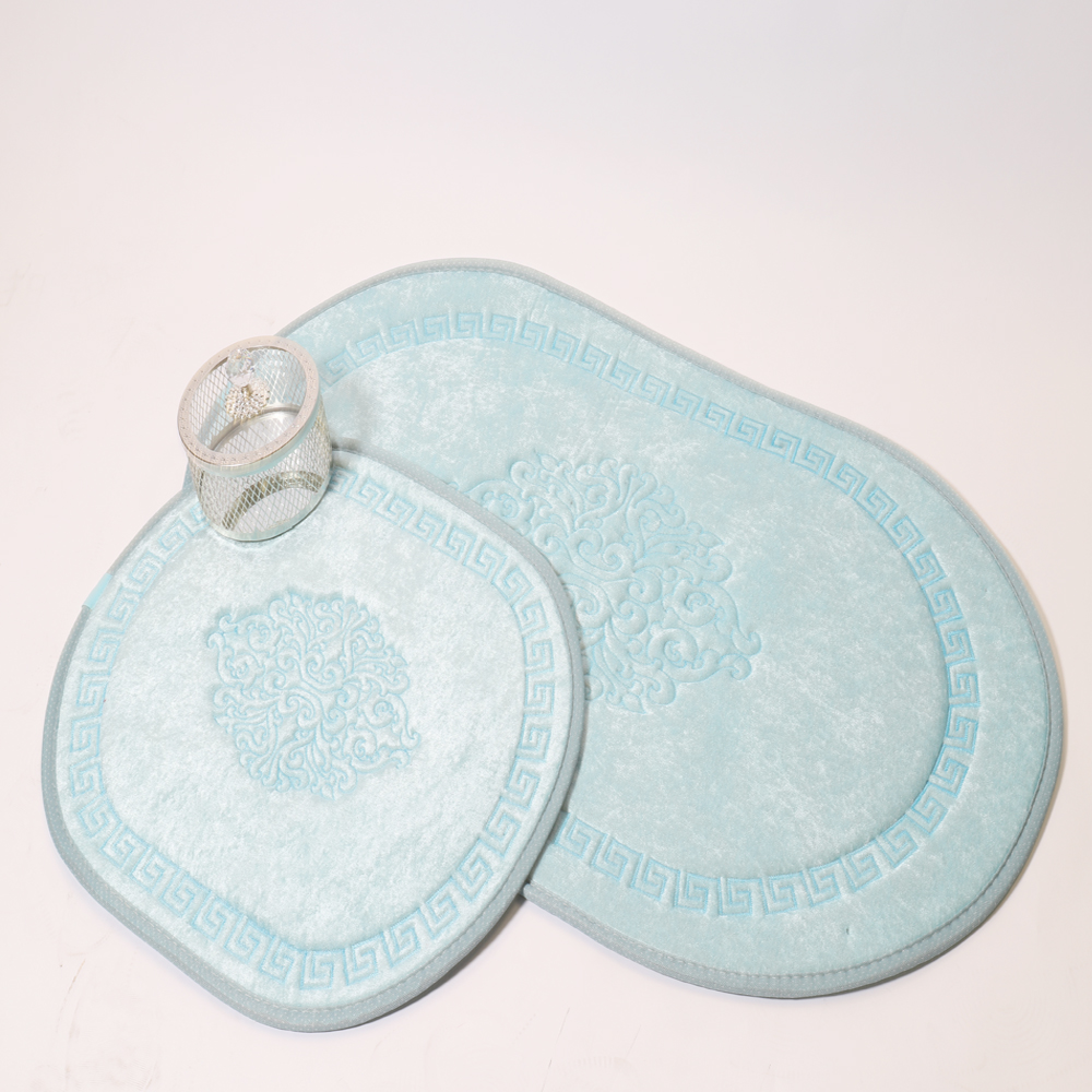 Tapis de bain Ipekce suna 2 pièces - turquoise