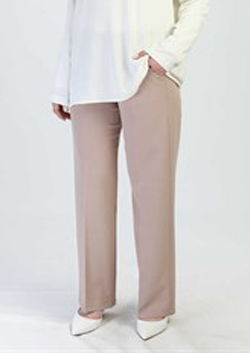 Pantalon poche simple - Taupe 