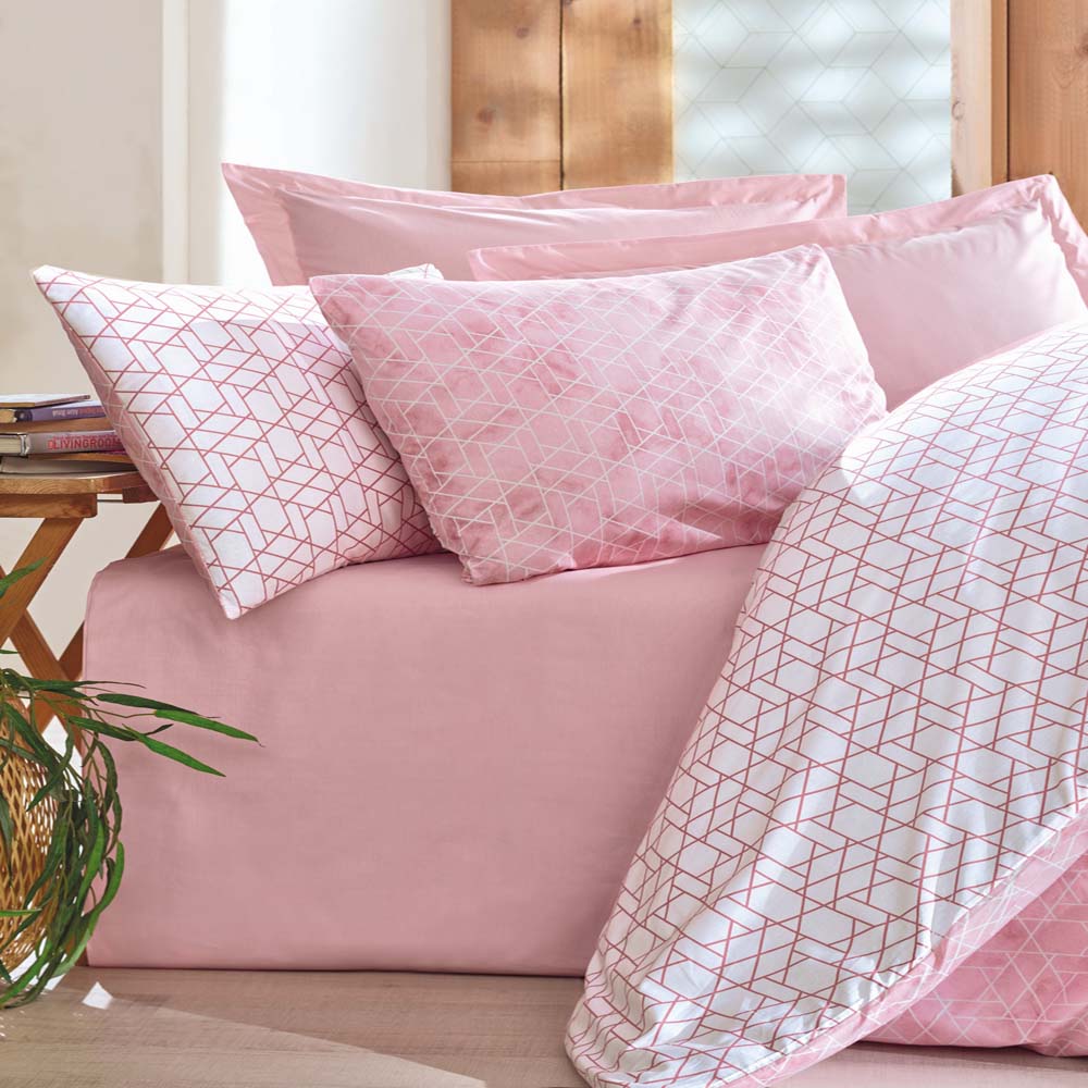 İpekçe Home Ensemble Eva 2 personne Elisa rose