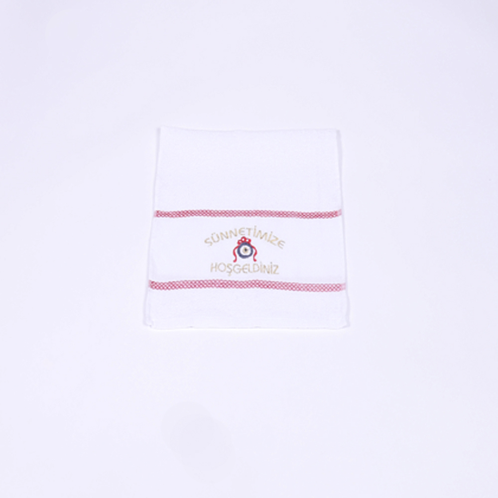 Serviette Sünnetimize Hoşgeldiniz rouge
