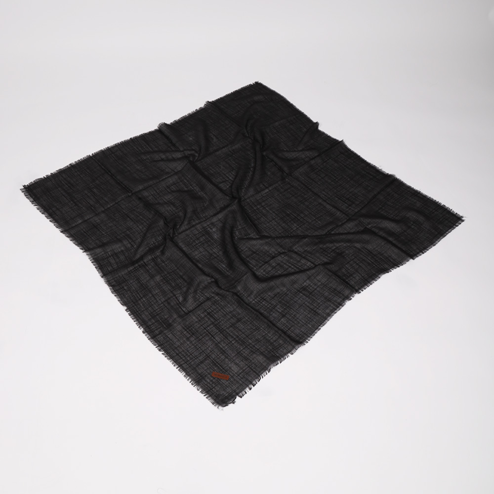 Foulard carré simple Bonjela - noir