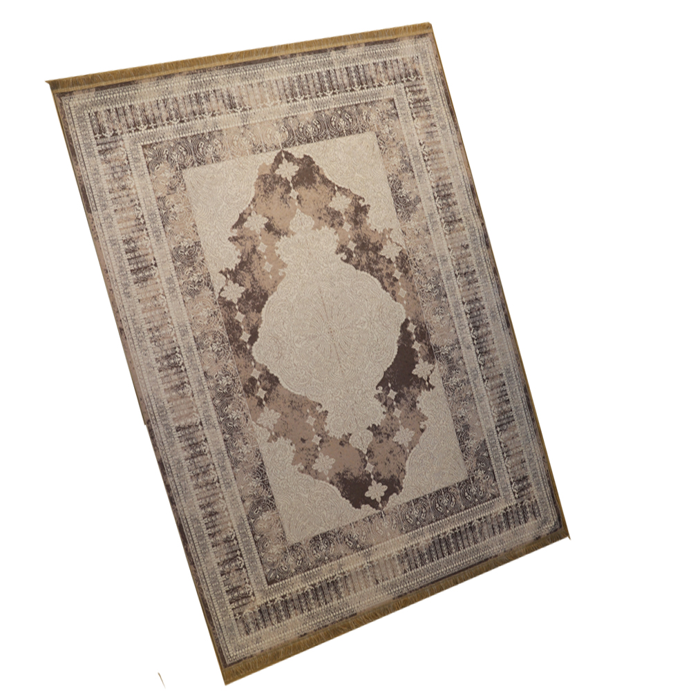 Tapis 180x280cm Rixos lavable antidérapant marron X-0036