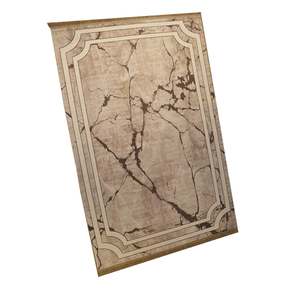 Tapis 80X300cm Rixos lavable antidérapant  beige X-0065