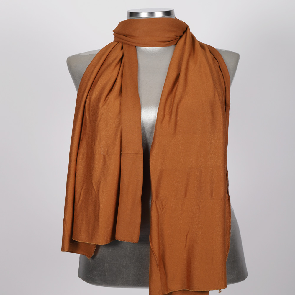Peigné châle - orange brique