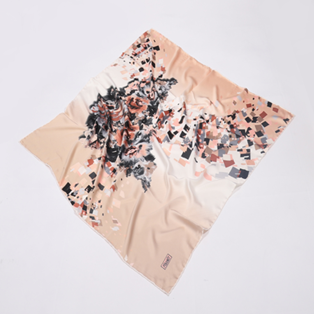 Foulard imprimé Piramit - crème