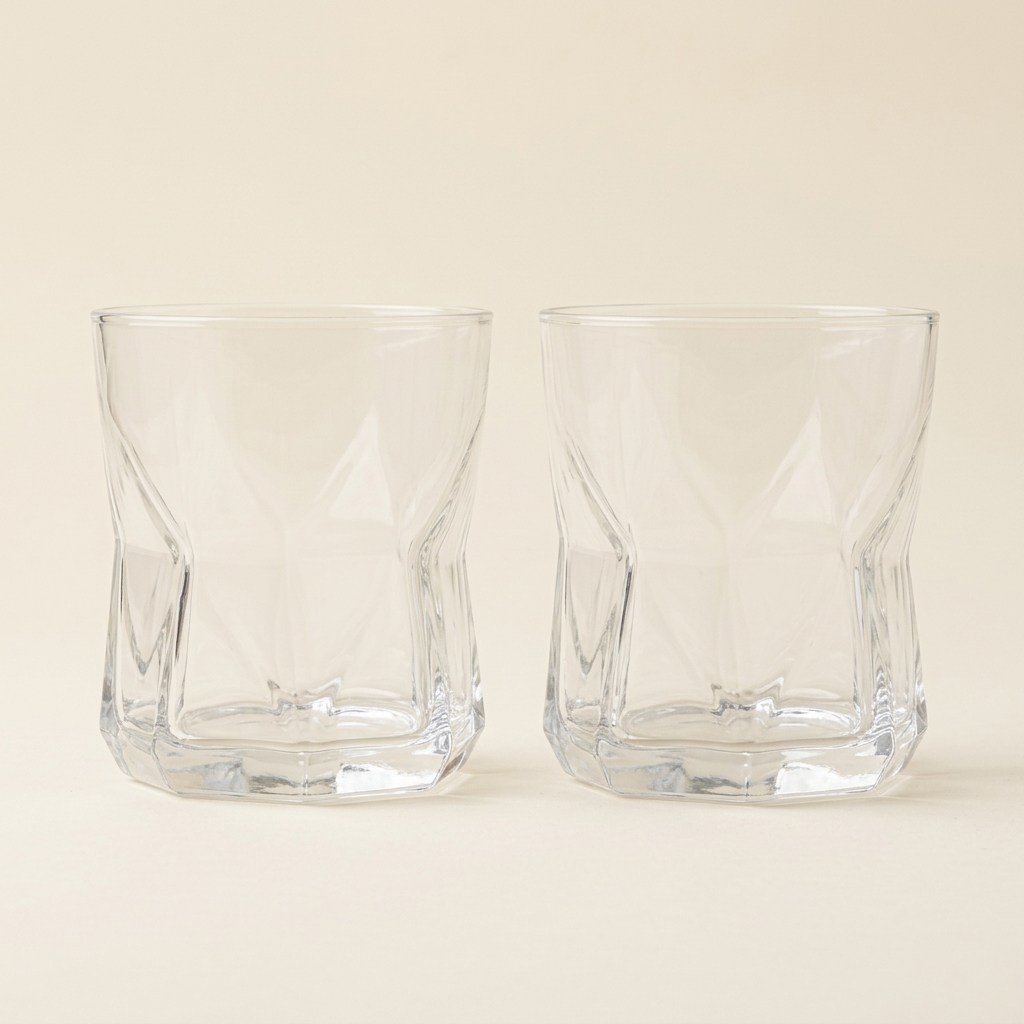Lot de 2 Verres à Eau Zoha Star Glass - 380 ml