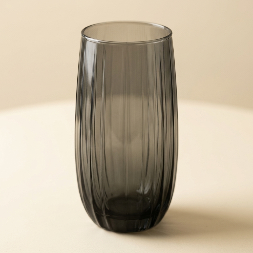 Lot de 3 Verres Hauts Linka Gris Fumé - Paşabahçe