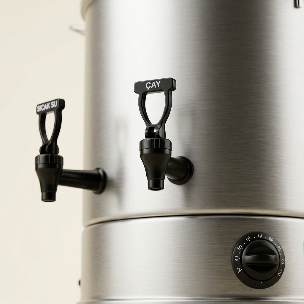Machine à Thé Électrique Professionnelle en Inox 250 Tasses - Maxel