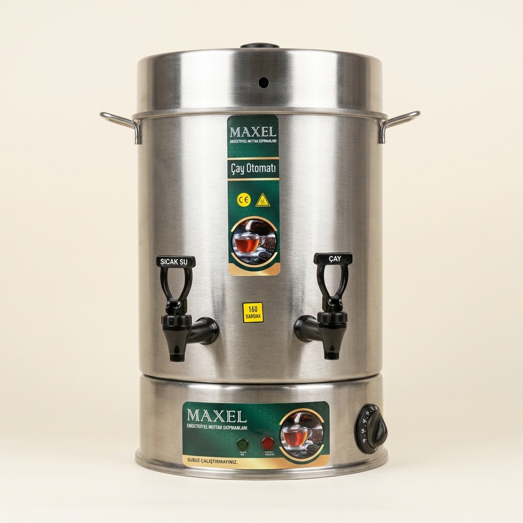 Machine à Thé Électrique en Inox Maxel - 160 Tasses