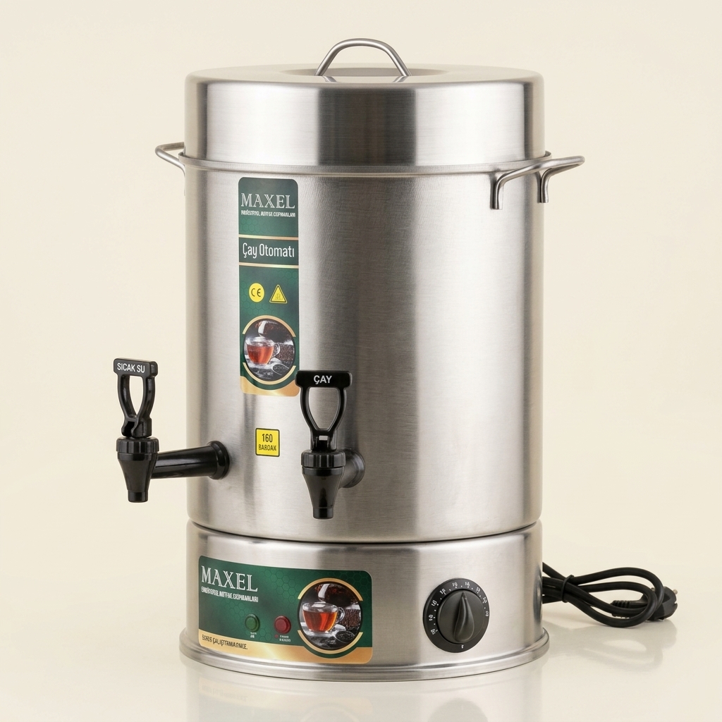 Machine à Thé Électrique en Inox Maxel - 160 Tasses