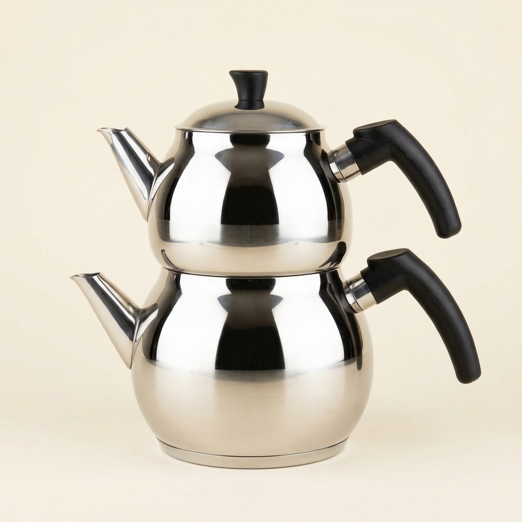 Théière Turque en Inox Weissberg Züleyha Midi