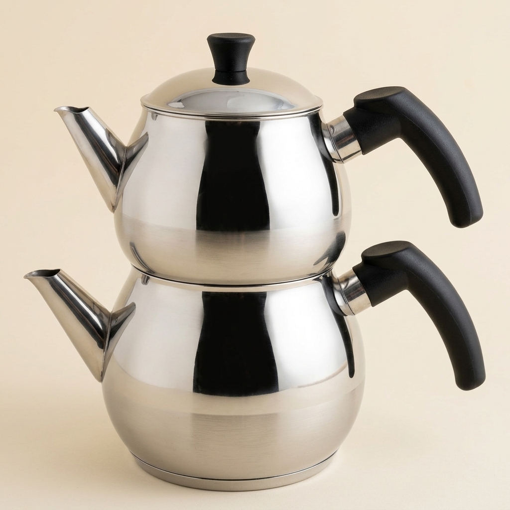 Théière Turque en Inox Weissberg Züleyha Midi