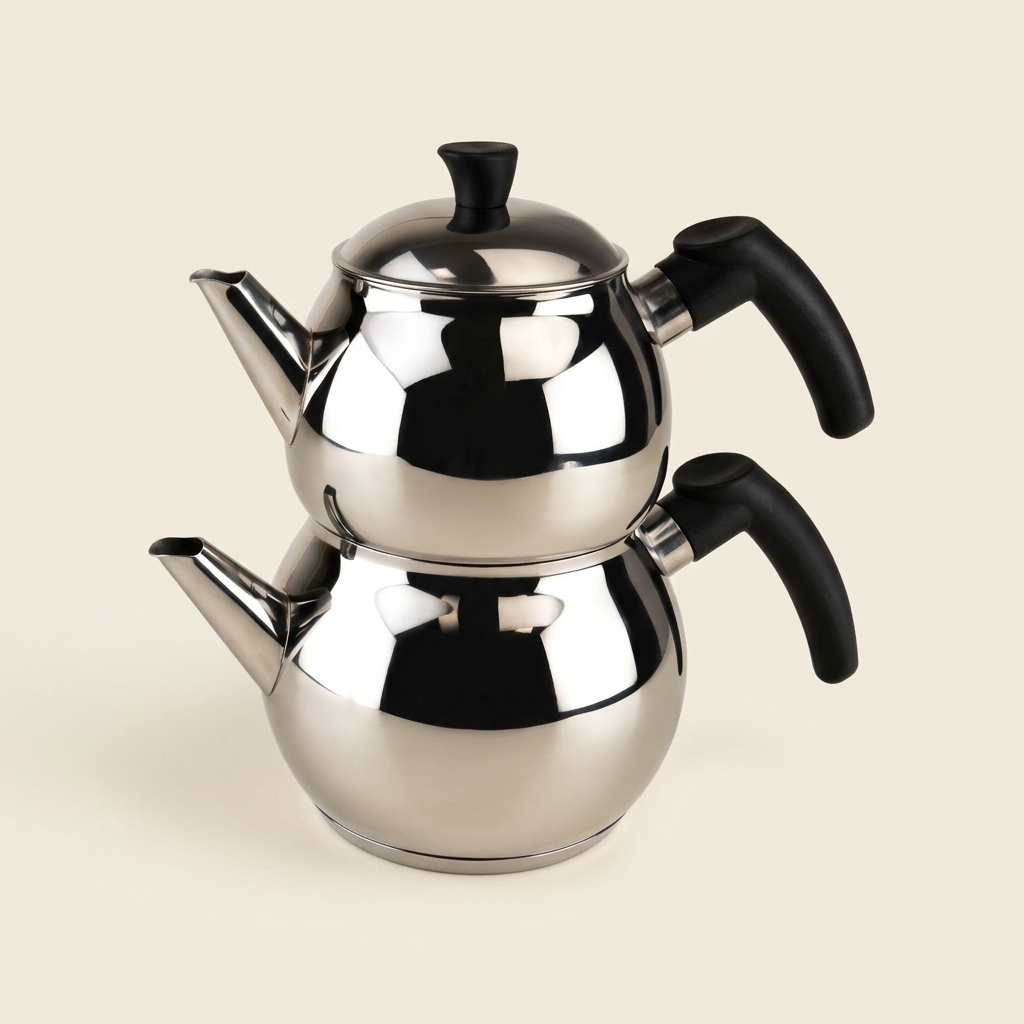 Théière Turque en Inox Weissberg Züleyha Midi