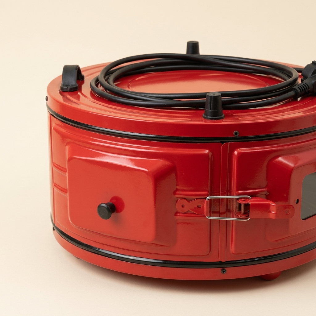 Four Rond Électrique Teffo TFF1005 32 L avec Thermostat - Rouge