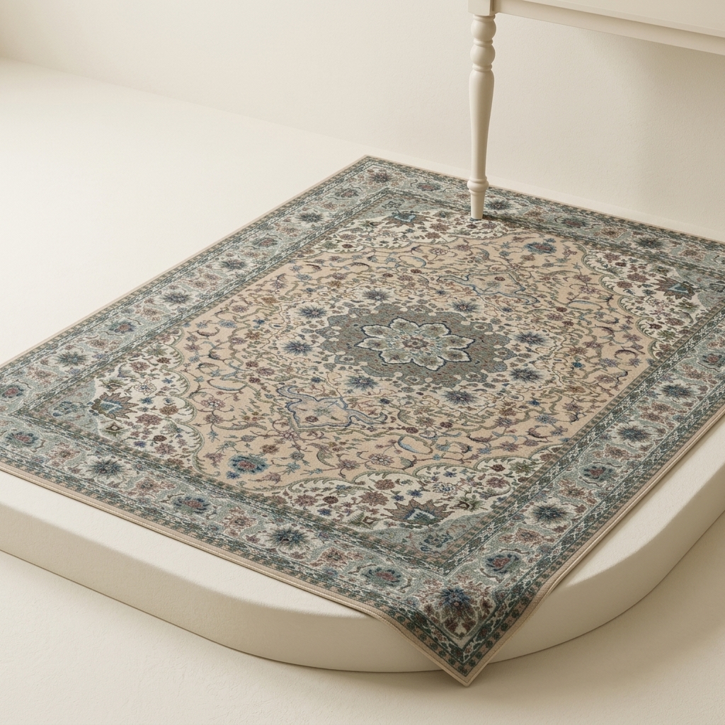 Tapis de Salon Classique aux Motifs Orientaux