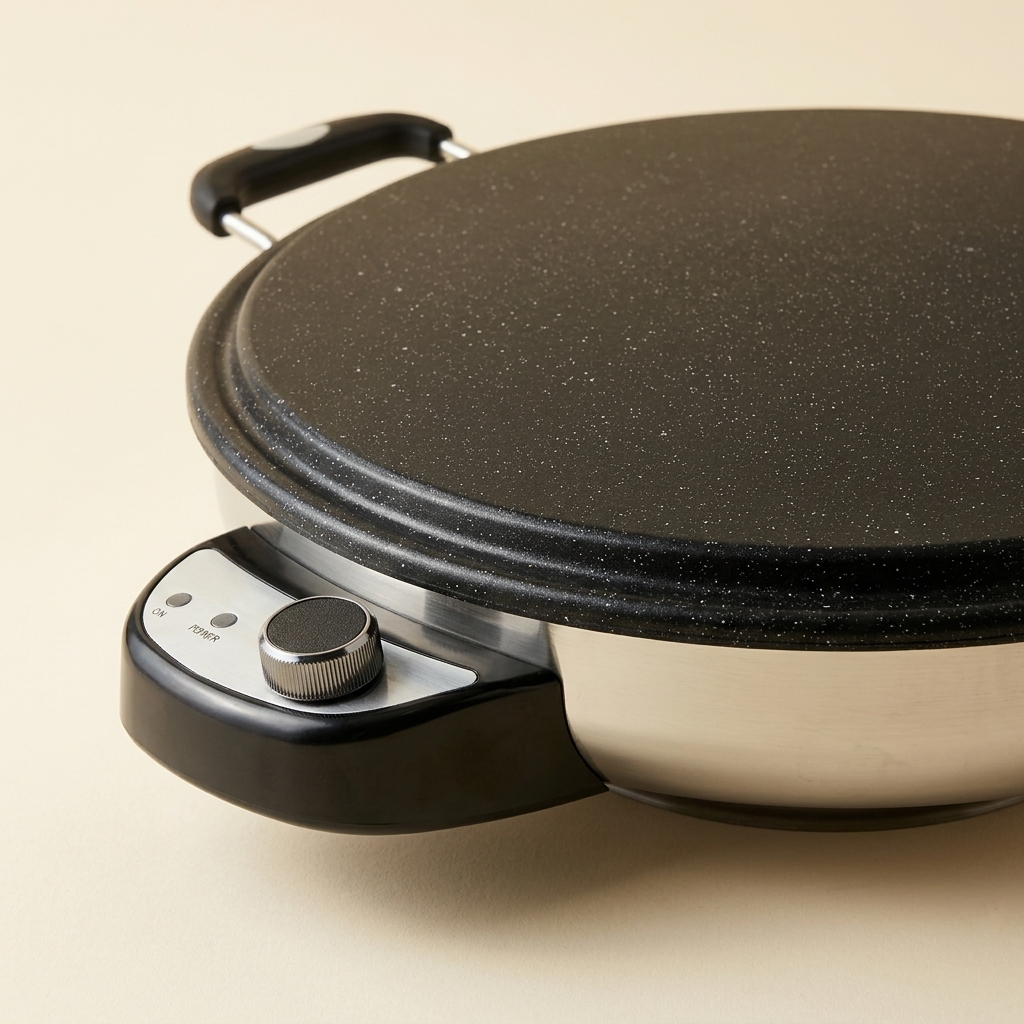 Crêpière Électrique et Appareil à Pain Plat Almina