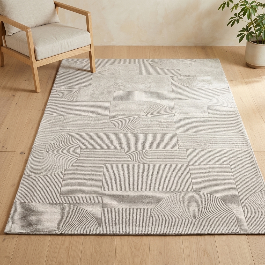 Tapis de Salon Merinos Sign 2002 Beige - 160x230 cm