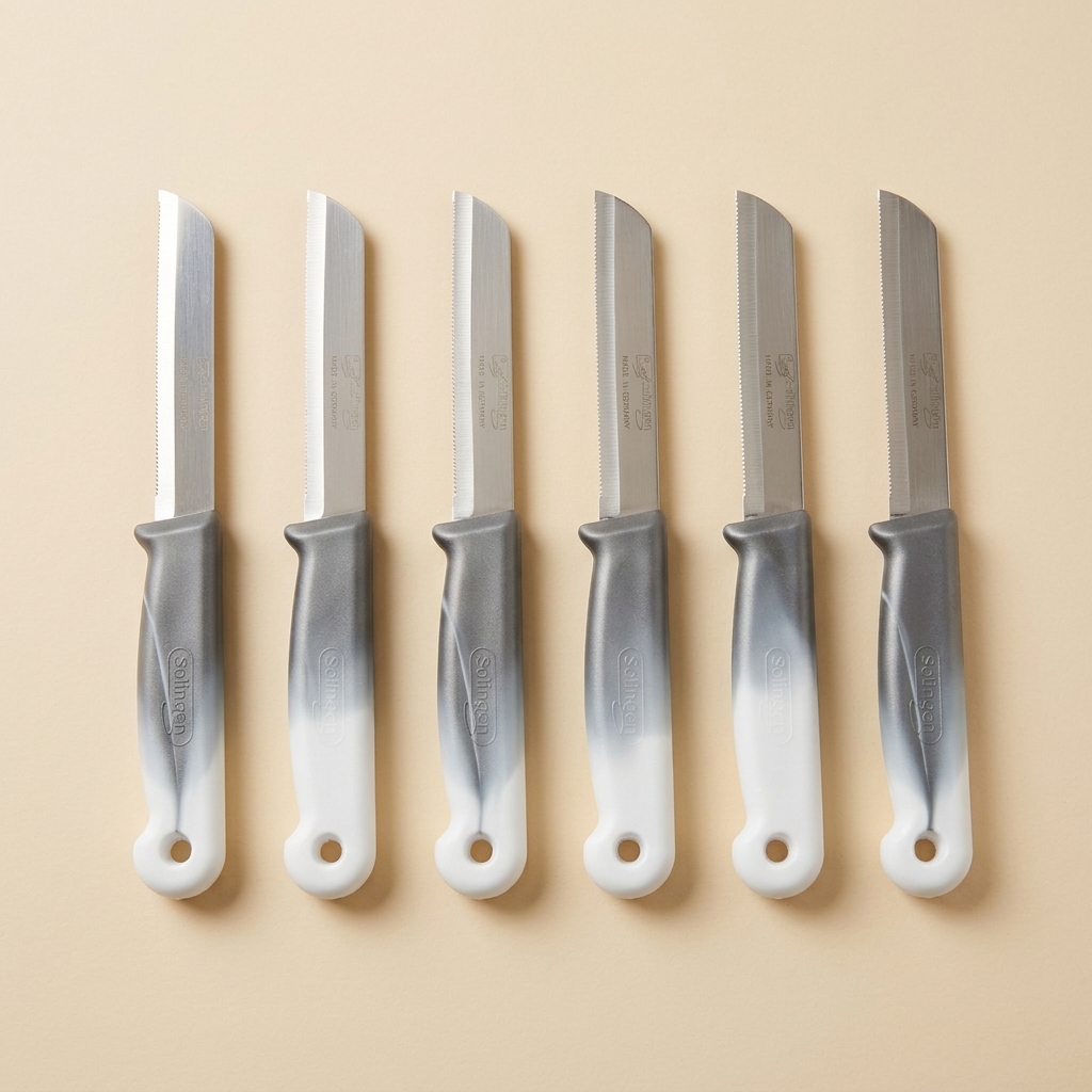 Lot de 6 Couteaux de Cuisine Solingen Dentelés