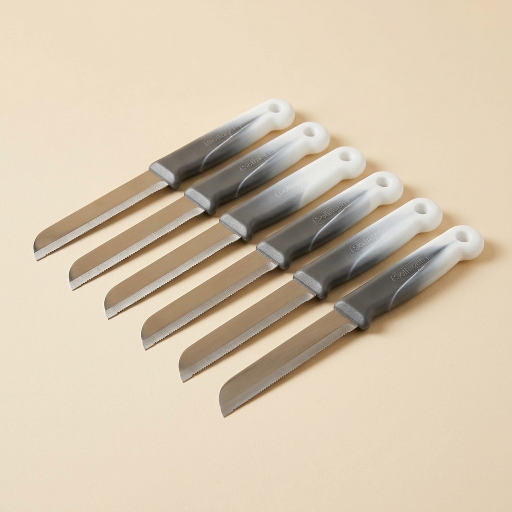 Lot de 6 Couteaux de Cuisine Solingen Dentelés