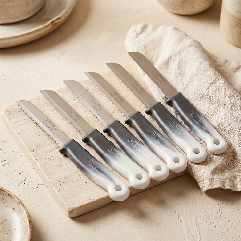 Lot de 6 Couteaux de Cuisine Solingen Dentelés
