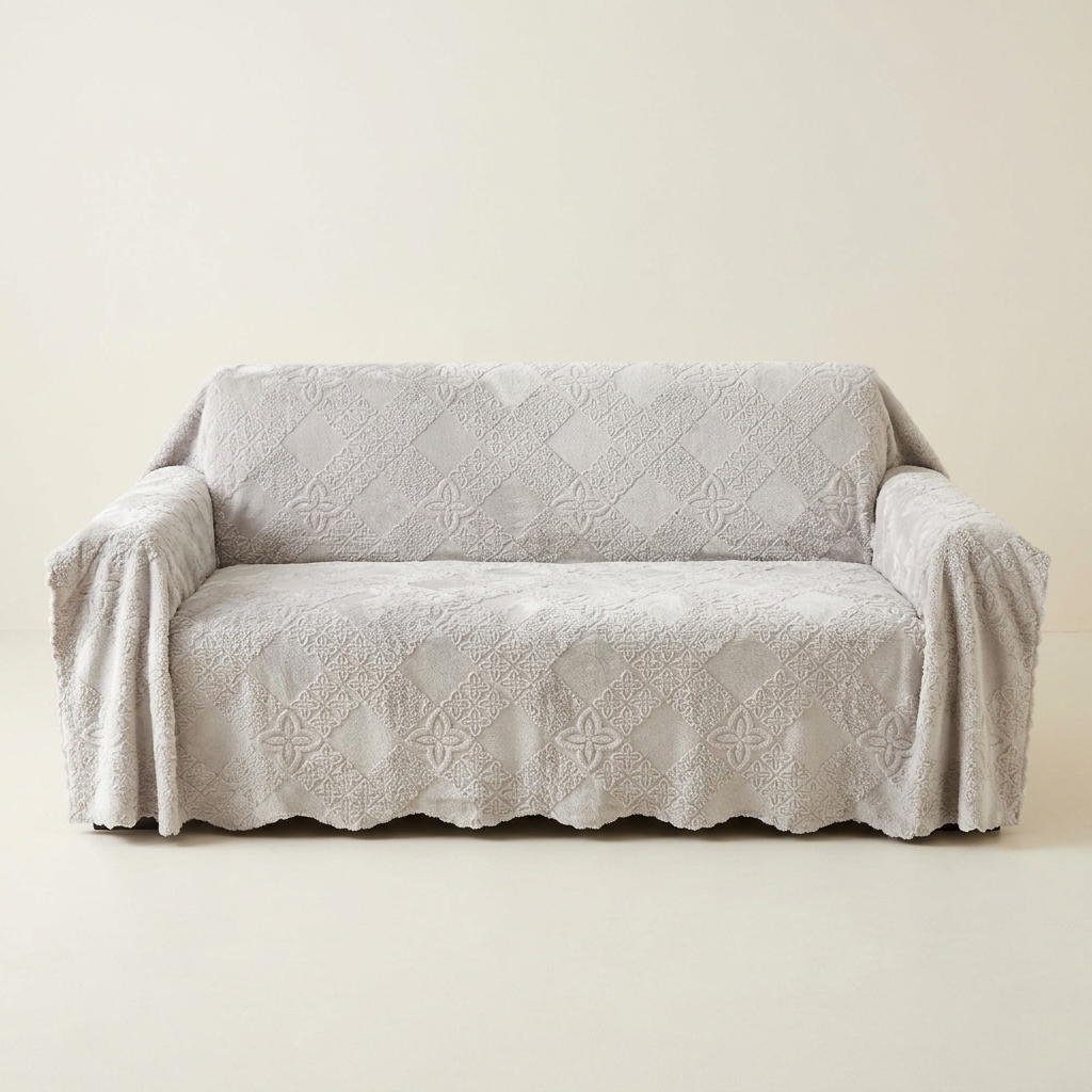 Housse de Canapé Antidérapante Gaufrée 170 x 215 cm