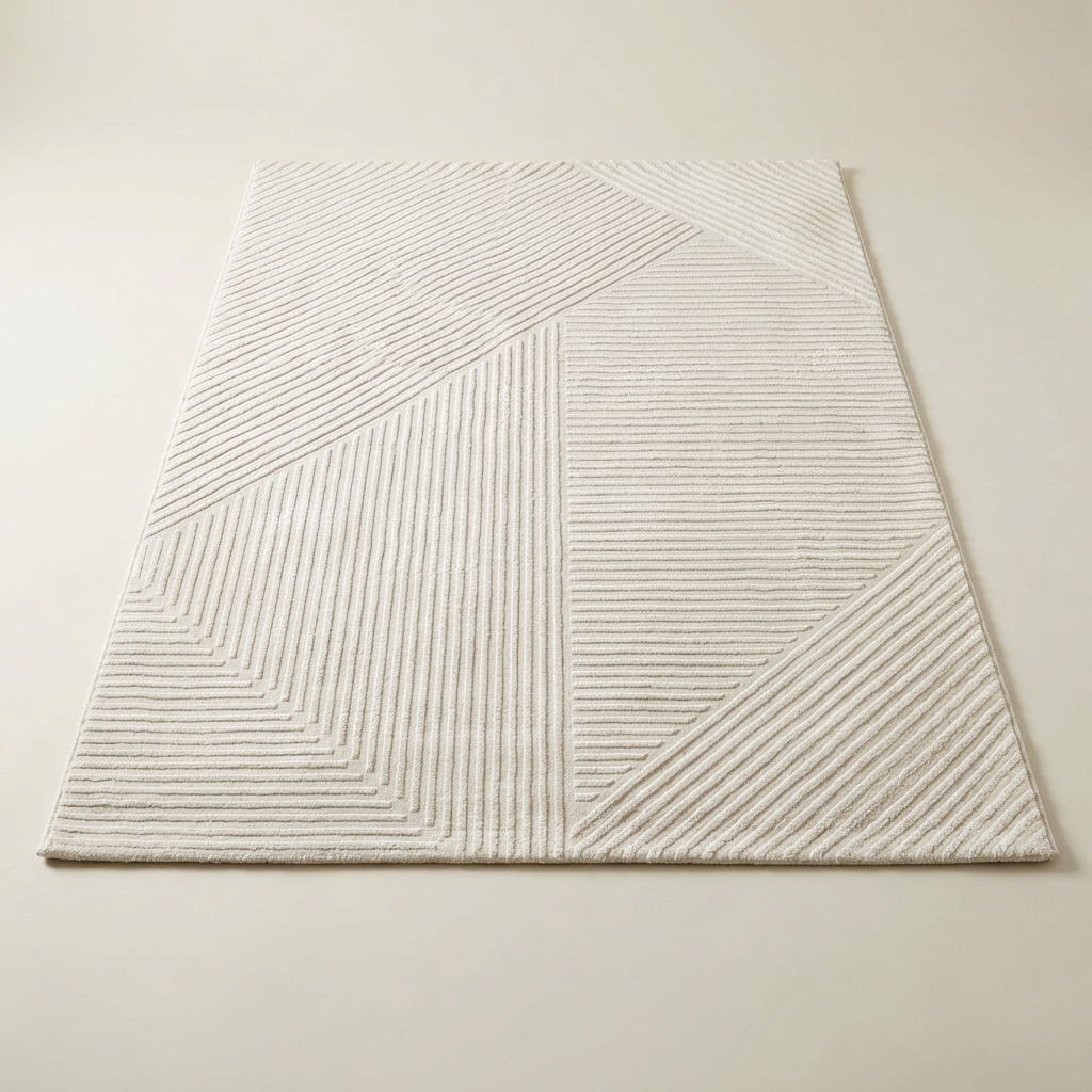 Tapis Moderne Merinos Sign 2004 Crème - 160x230 cm