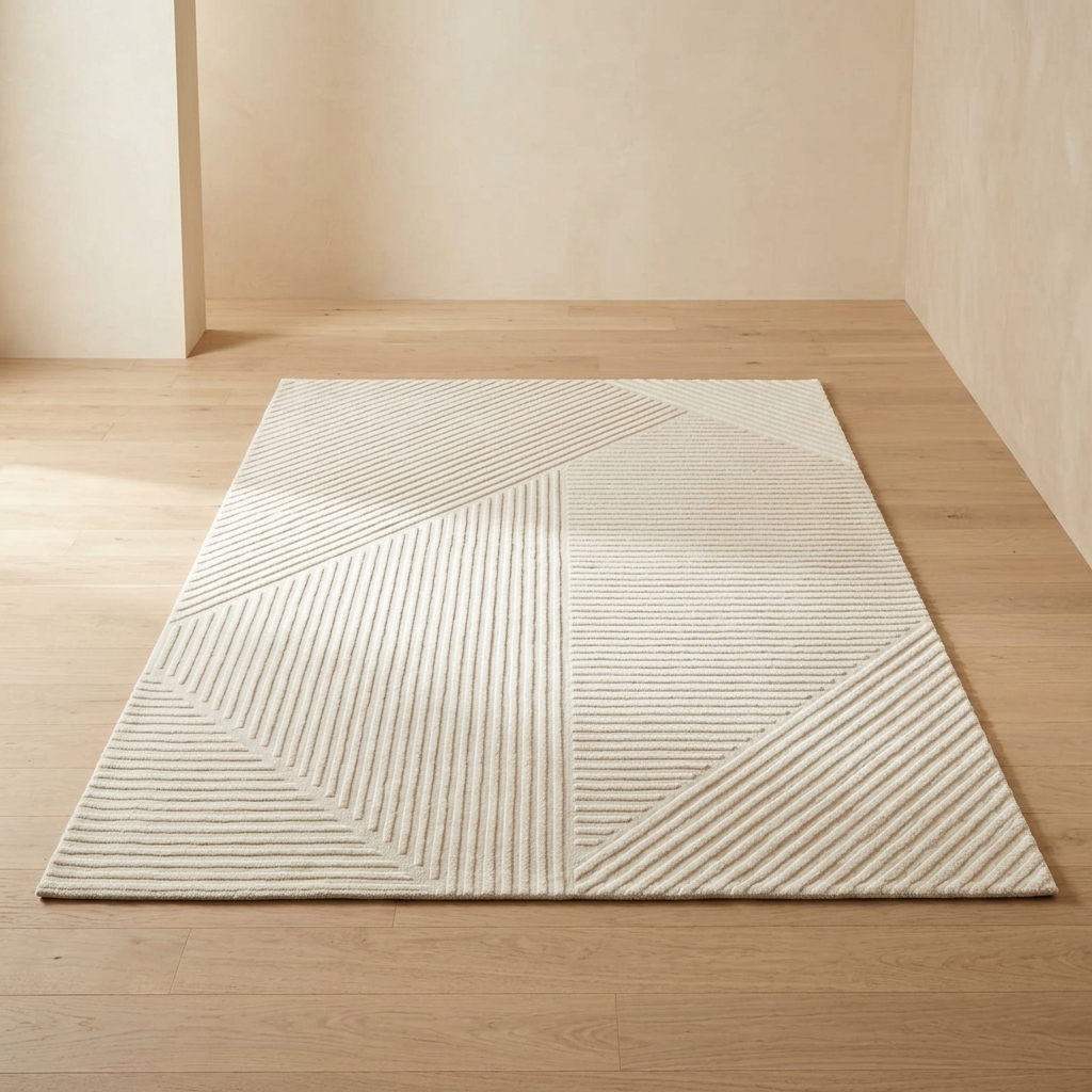 Tapis Moderne Merinos Sign 2004 Crème - 160x230 cm