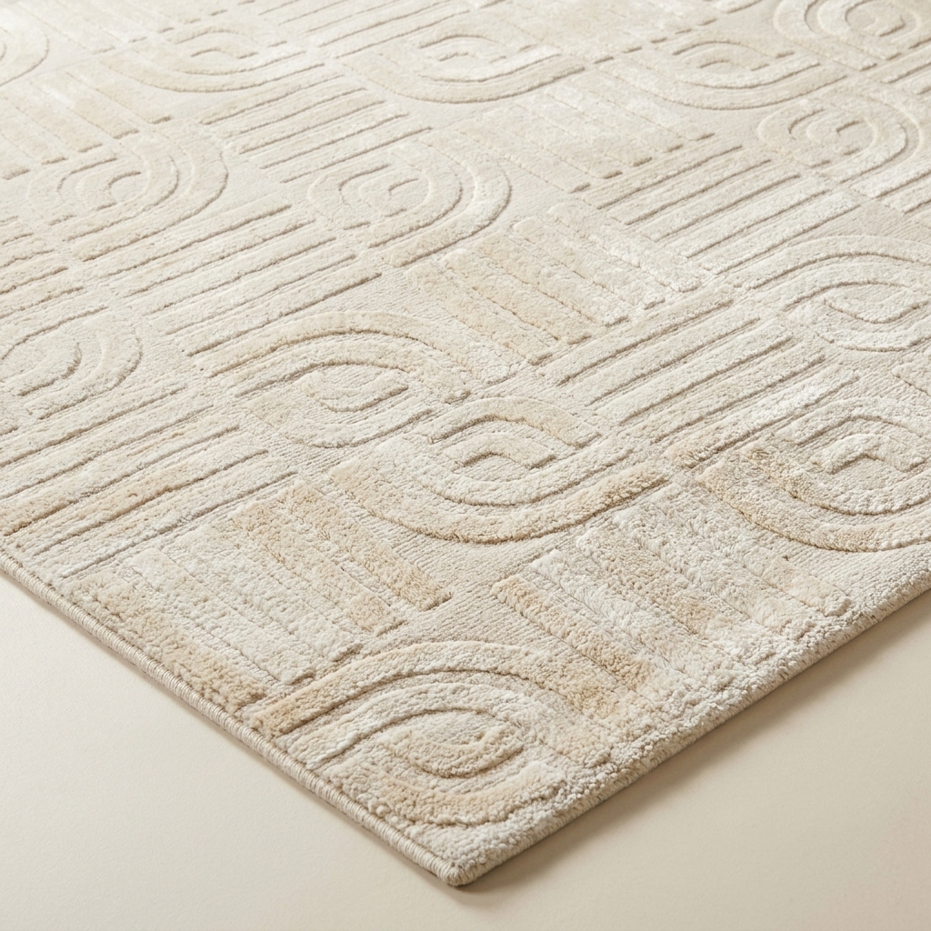 Tapis de Salon Merinos Sign 1998 Crème-Beige 160x230 cm