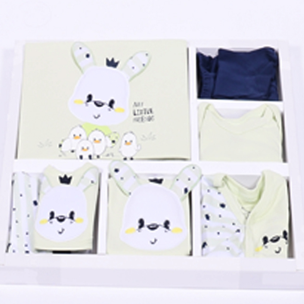 Leylek coffret bébé cadeau 10 pièces fille - vert 