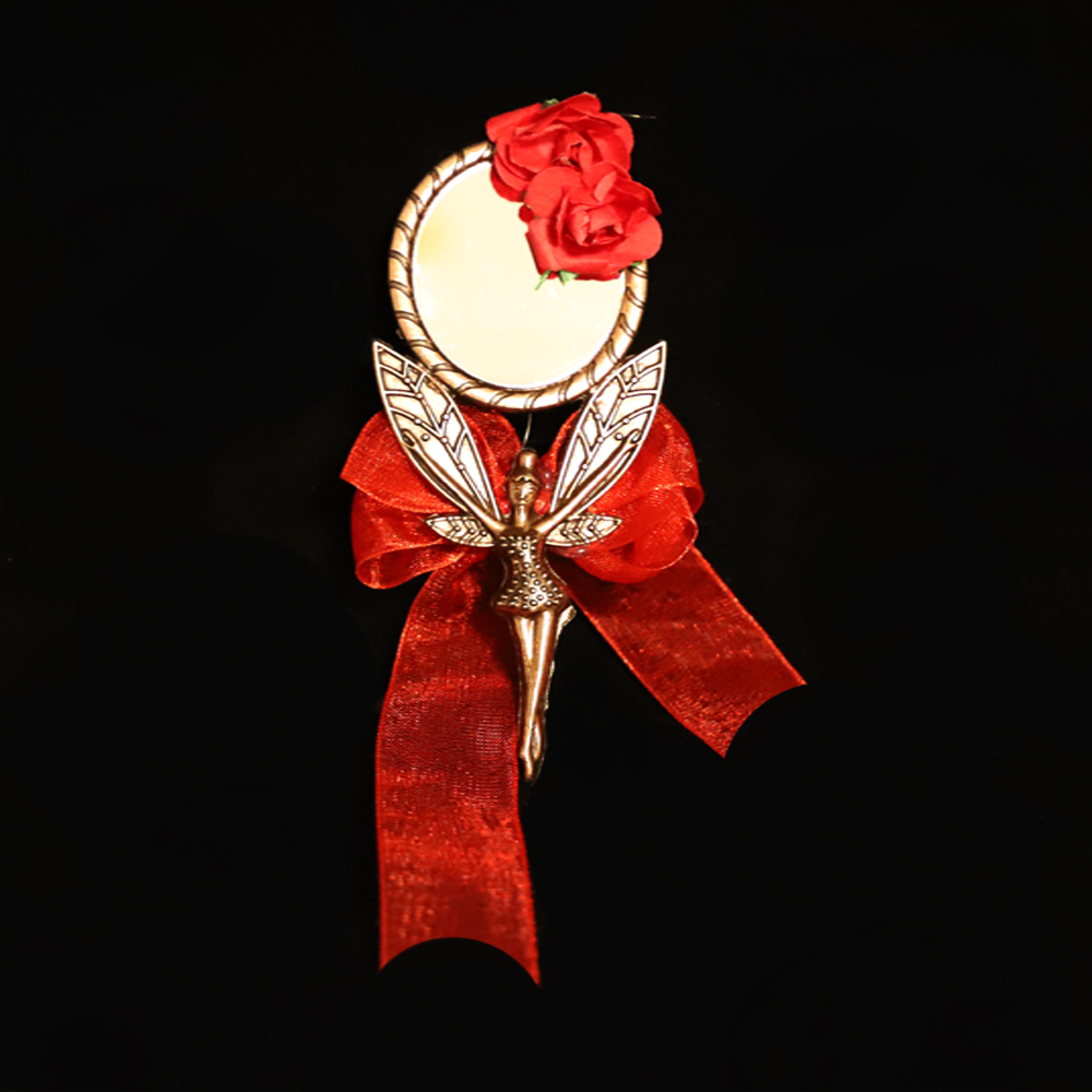 Miroir aimanté cadeau - rouge