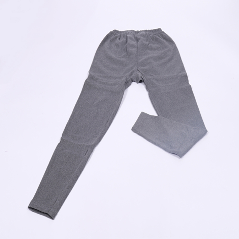 Legging uni - polaire gris foncé-taille unique