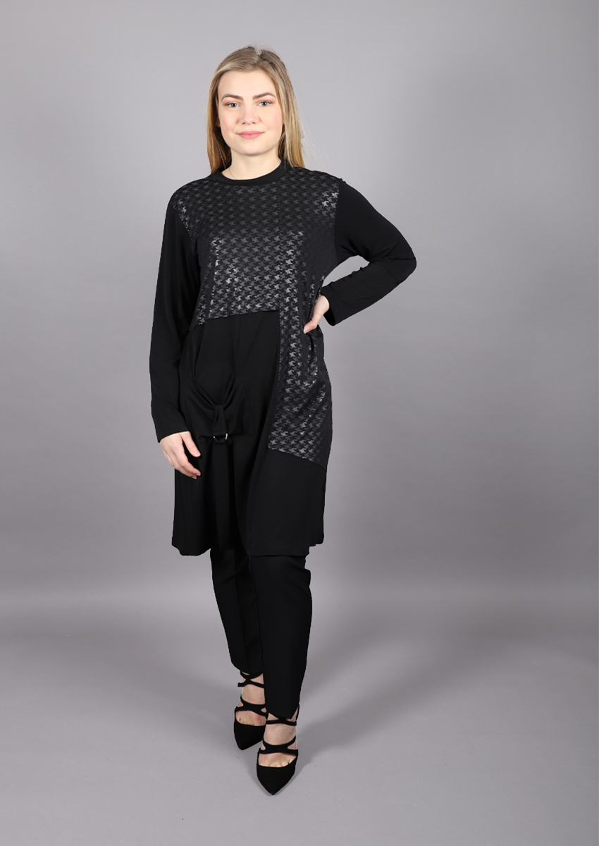 Tunique chic Puane - noir