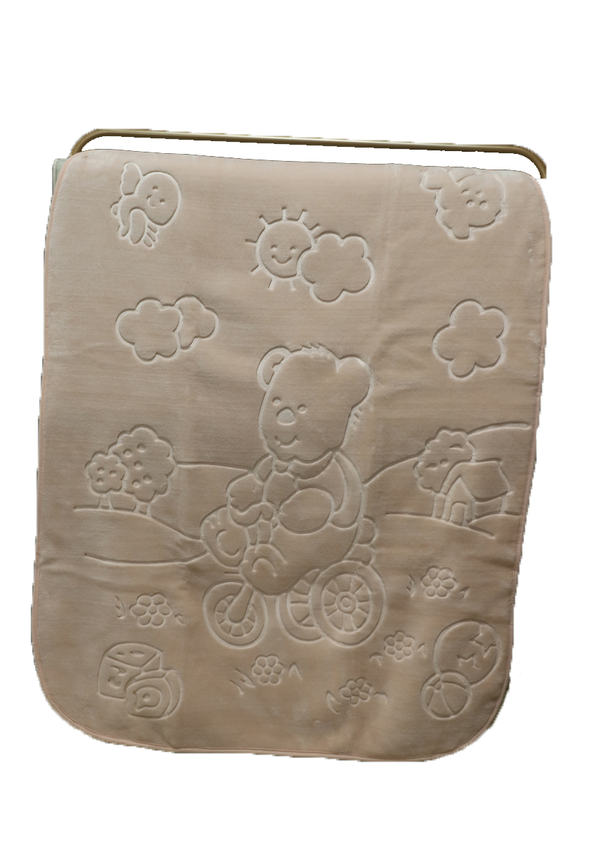 İpekçe Home Couverture pour bébé Embos pufi - beige