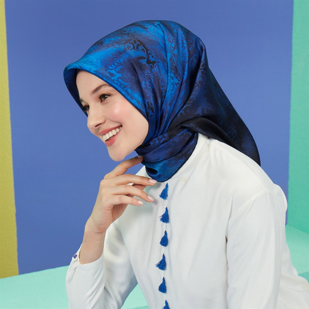 Foulard en Soie Armine Sura Printemps-Été 2021 - 8554D 09 