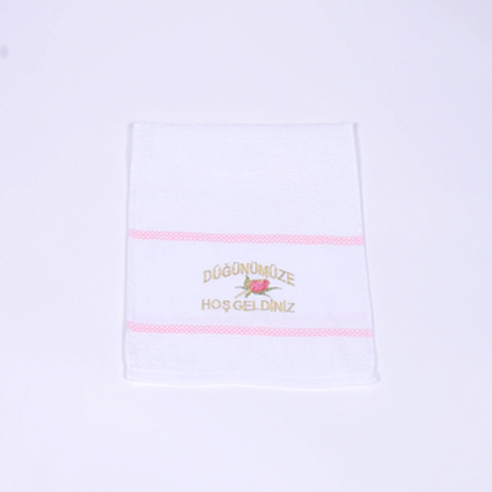 Serviette Düğünümüze Hoşgeldiniz rose