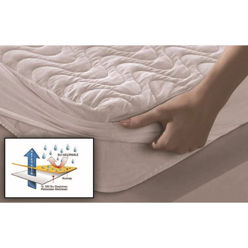 Miabella Home protège matelas matelassé 180x200 à l'épreuve des liquides 